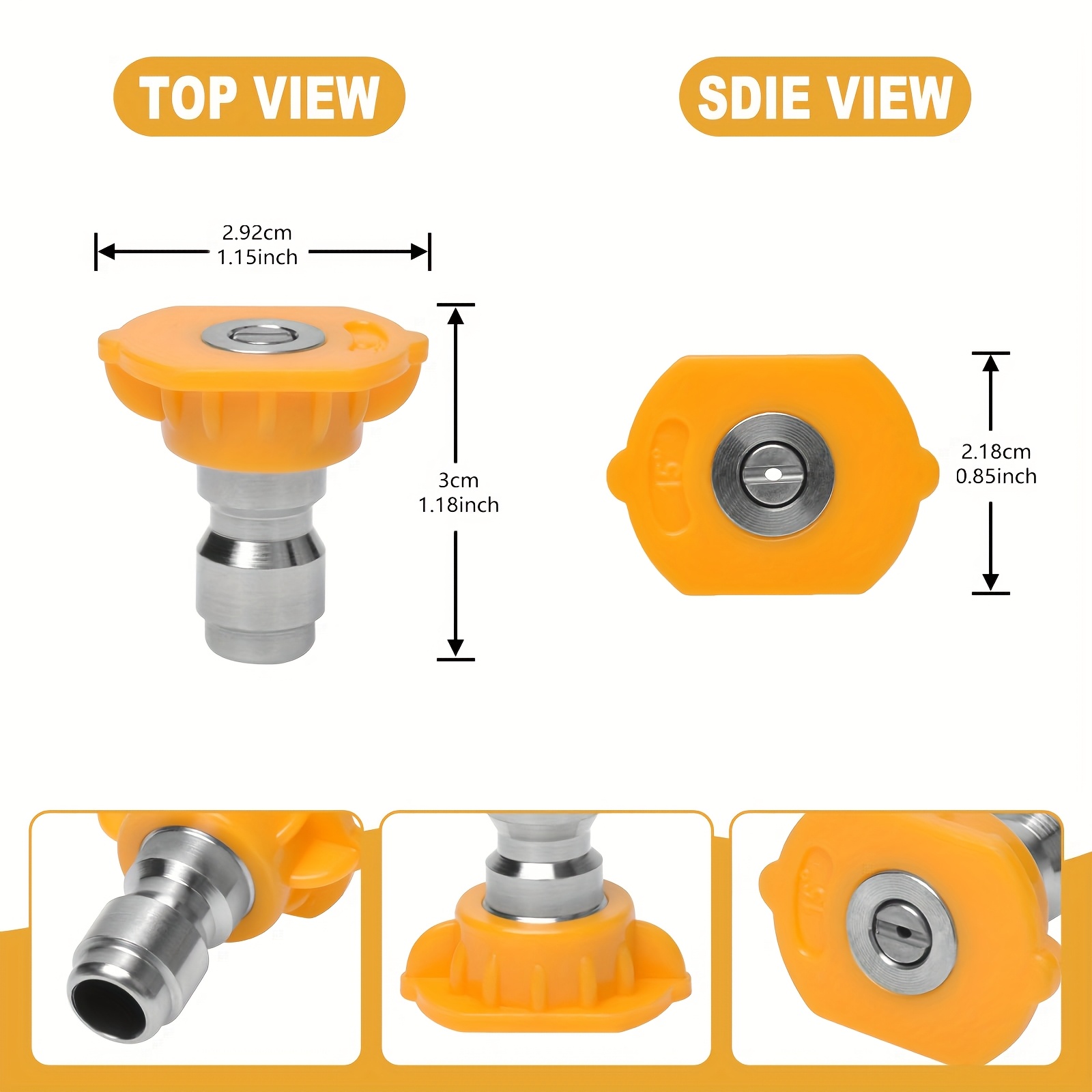Conjunto de 6 Bicos de Pulveri - Laser Nozzle Ceramic avaliação e preço