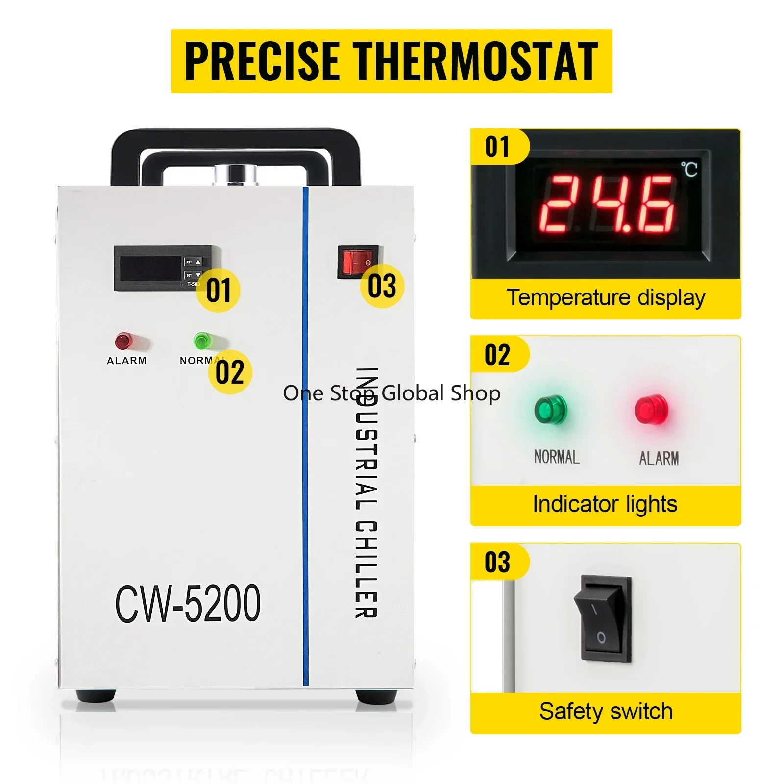 Resfriador de Água Industrial  - Laser Chiller Water Cooler avaliação e preço