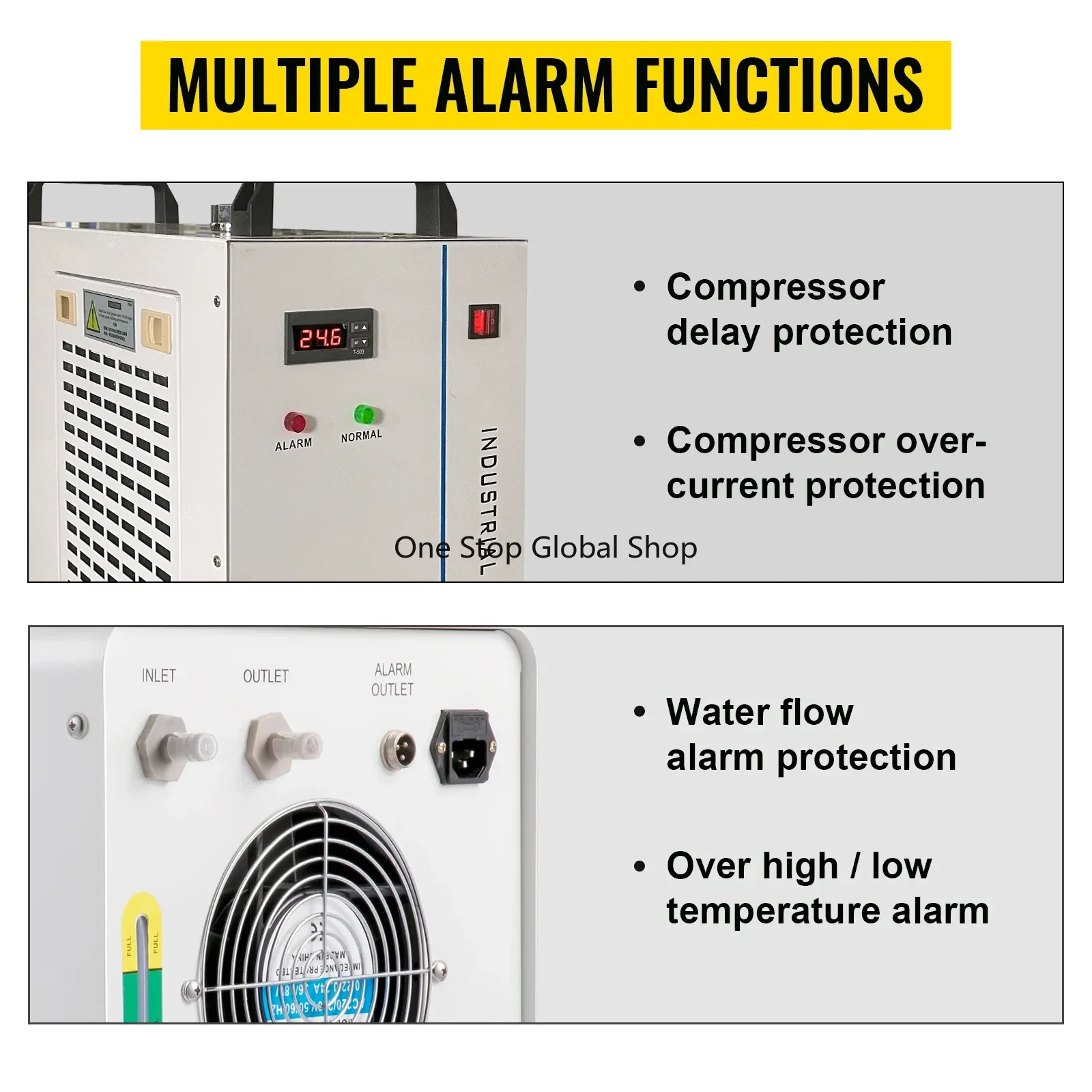 Resfriador de Água Industrial  - Laser Chiller Water Cooler avaliação e preço